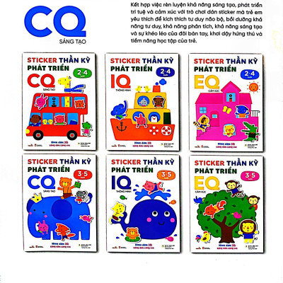 Sticker Thần Kỳ - Phát Triển CQ - Sáng Tạo (3-5 Tuổi)