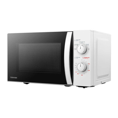 Lò vi sóng Toshiba MWP-MM20P(WH) - Dung tích 20 lít, 5 mức công suất, Kết hợp chống thấm 3 lớp, Kháng khuẩn bên trong lò - Hàng chính hãng - Bảo hành 12 tháng, chất lượng Nhật Bản
