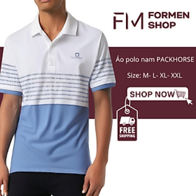 Áo thun cổ bẻ nam phối màu trẻ trung, chất thun mềm mịn thoải mái hoạt động - FORMEN SHOP - FMPS162