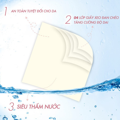 Giấy ăn Slisoft Vàng tự nhiên đa năng,khăn giấy rút thân thiện môi trường không chất tẩy trắng an toàn cho cả gia đình