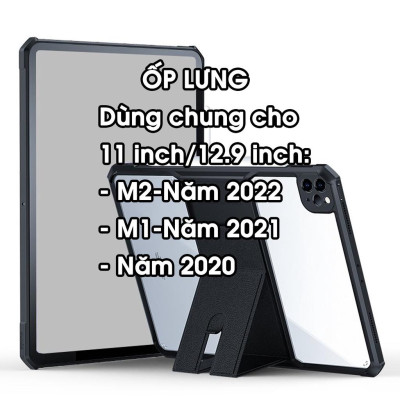 Ốp lưng cho iPad A16 Gen 11 , Air 11inch M3 , Pro 11 Inch M4, Air 6 11inch M2, Ipad Pro 13inch M4 2024, Gen 7/8/9, Gen 10, Pro 11/ 12.9 inch (M2-2022/M1-2021/2020), Mini4/5, Mini6 Chống shock, TPU chính hãng XUNDD có giá đỡ 3 chế độ - Hàng chính hãng