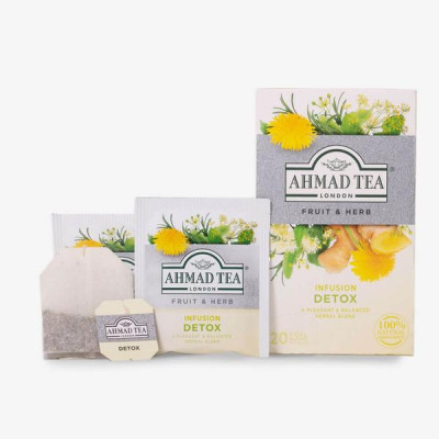 TRÀ AHMAD ANH QUỐC - DETOX (40g) - Giúp loại bỏ độc tố khỏi cơ thể, tăng cường sức khỏe