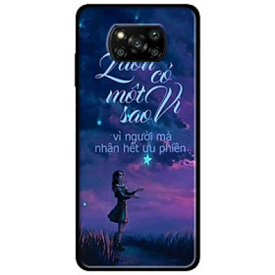 Ốp lưng dành cho Xiaomi Poco X3 mẫu Luôn Có Một Vì Saoo