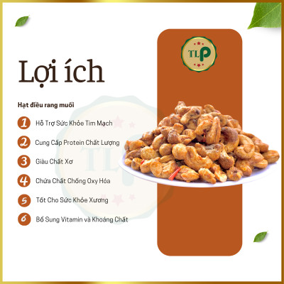 HẠT ĐIỀU RANG TỎI ỚT CỰC NGON TÂN LỘC PHÁT