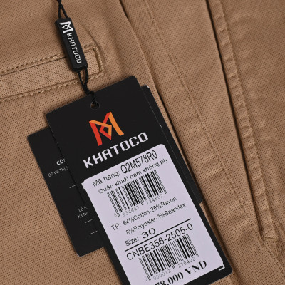Quần kaki nam Khatoco (tặng vớ cao cấp)