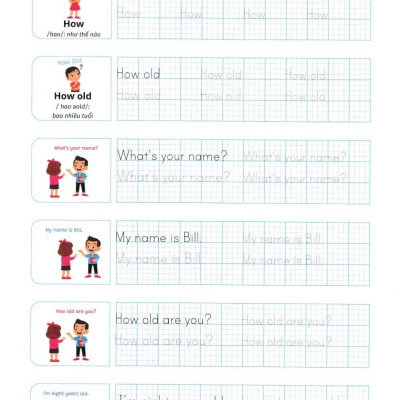 Luyện Viết Chữ Từ Vựng Tiếng Anh Theo Chương Trình Sách Giáo Khoa 3 (MEGABOOK)