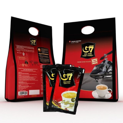 Combo 2 Bịch Cà Phê Hòa Tan G7 3in1 Trung Nguyên – Bịch 50 Gói – Cà Phê Sữa Hòa Tan Tiện Lợi, Đậm Vị Việt