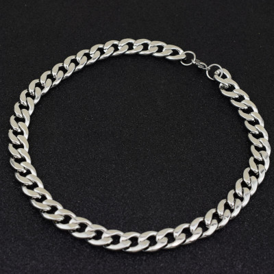 Vòng cổ dây chuyền bản to titan không rỉ
