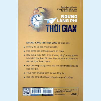 Sách - Ngưng Lãng Phí Thời Gian - Văn Lang
