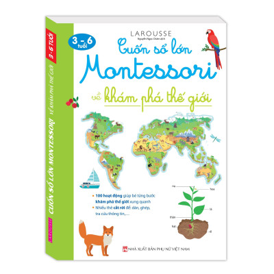 Sách - Cuốn Sổ Lớn Montessori - Combo 3 Cuốn - Bìa Mềm - Minh Thắng