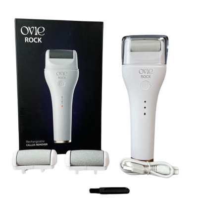 Máy chà da chết gót chân OVIE ROCK giảm cục chai nứt nẻ gót chân, khuỷu tay
