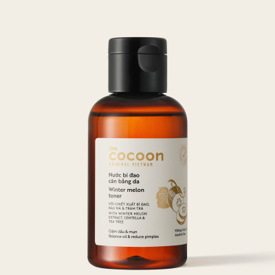 Combo Toner bí đao cân bằng da cocoon 140ml + Cà phê đắk lắk làm sạch da chết cơ thể cocoon 200ml