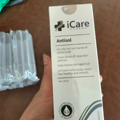 Dầu Gội iCare Antisol Sạch Gàu Chiết Xuất Dược Liệu Sạch Gàu, Giảm Ngứa, Chống Rụng, Cân Bằng Độ PH