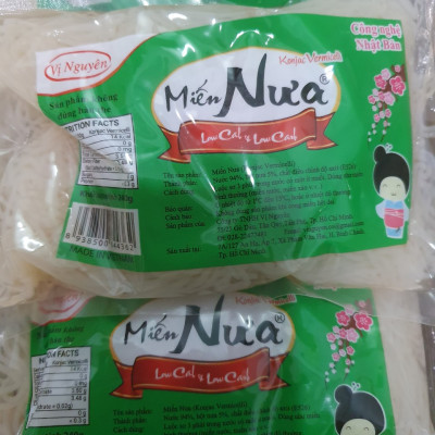 Combo 4 Gói Miến Nưa Vị Nguyên Das Keto 240g