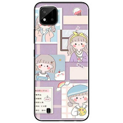 Ốp lưng cho Realme 9i - Realme 10 - C11 2021 - C65 4G - C67 - C20 - Poco X6 5G - Bốn Cô Gái - Hàng Chính Hãng