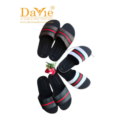 Dép Nam Quai Ngang Thương Hiệu Davie Mã Dvsd06 Đế Bằng Chống Trơn Trượt