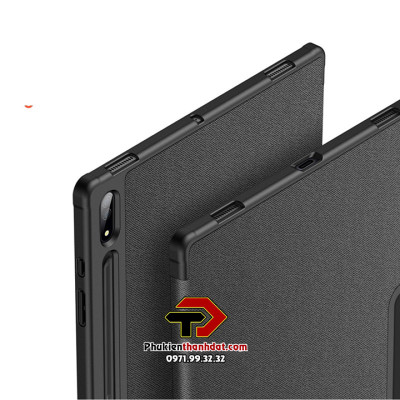 Bao da chống sốc cho SamSung Galaxy Tab S8 Ultra có ngăn đựng bút chính hãng Dux Ducis Domo - Hàng nhập khẩu 