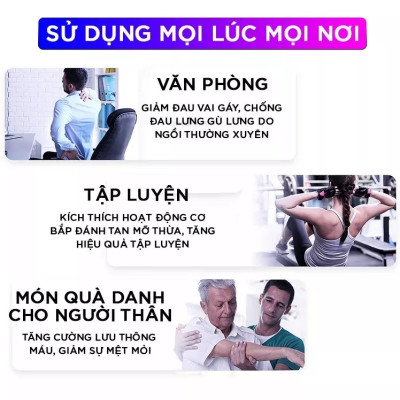 Súng Massage Cầm Tay Fascial Gun KH-320 Thế Hệ Mới 6 Cấp Độ Hỗ Trợ Mát Xa Chuyên Sâu, Giảm Đau Cơ, Cứng Khớp