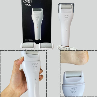 Máy chà da chết gót chân OVIE ROCK giảm cục chai nứt nẻ gót chân, khuỷu tay