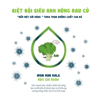 Bột cải bó xôi Dalahouse 60gr (mẫu mới gồm 20 tuýp tiện dụng)- Hữu cơ nguyên chất sấy lạnh - Đạt tiêu chuẩn Châu Âu