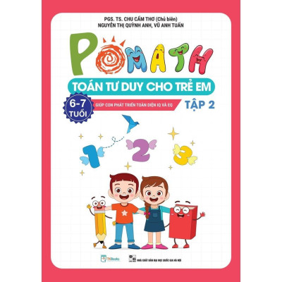 Sách - Combo POMath - Toán tư duy cho trẻ em 6 - 7 tuổi - MCBooks