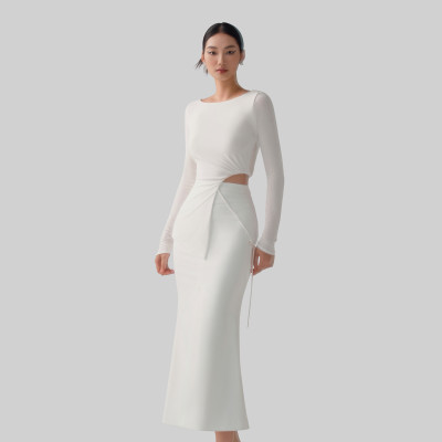 Chân váy đuôi cá TAYLOR  thiết kế cao cấp WHITE CHIC