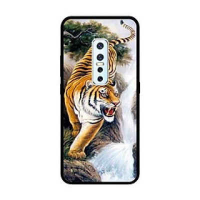 Ốp Lưng in cho Vivo V17 Pro Mẫu Nền Hổ Mẫu 2 - Hàng Chính Hãng