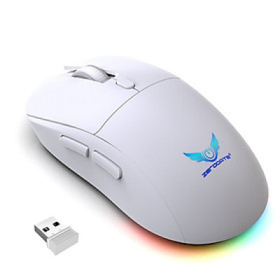 Chuột Led Không Dây Pin sạc T25 Gaming Cổng sạc TypeC chống mỏi cổ tay cho máy tính laptop hàng nhập khẩu