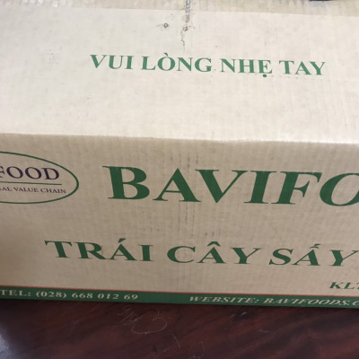 [Thùng = 40 gói x 100 grs/gói] Trái Cây Sấy Chân Không (Mixed Fruit Chips), Giòn Xốp Tự Nhiên – BAVIFOOD, Khối Lượng: 4 kg/thùng (thùng = 40 gói x 100 grs/gói) – Premium