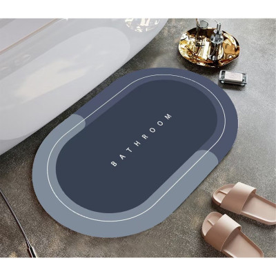 Thảm lau chân thấm hút chống trượt, thảm chùi chân silicon hút nước cửa nhà tắm, thảm lót nhà bếp