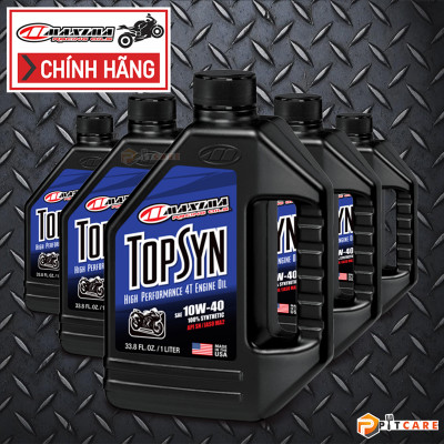 Nhớt Xe Máy Maxima Top Syn 10W40 Tổng Hợp Toàn Phần Có Chiết Lẻ Nhập Khẩu Mỹ