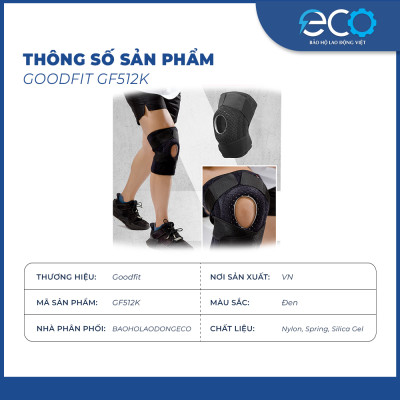 Băng đầu gối, bảo vệ khớp gối GF512K GoodFit