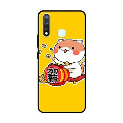 Ốp Lưng in cho Vivo Vivo Y19 /U3 /Y5s /U20 Mẫu Mèo May Mắn 6 - Hàng Chính Hãng