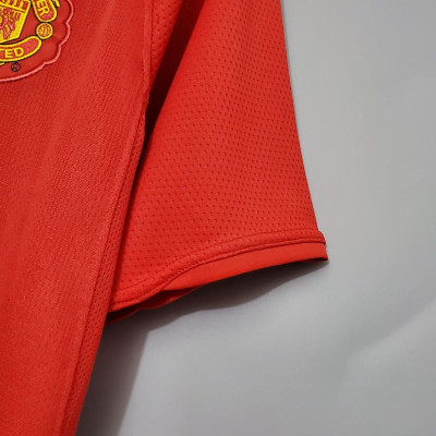 Áo Bóng Đá Retro Manchester United 2008 - Sân Nhà In Tên Ronaldo Số 7 bản cao cấp vải Cotton Polyester