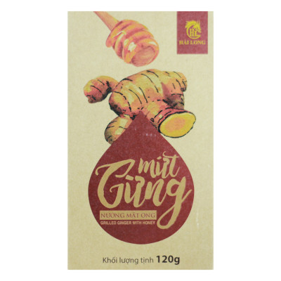 Combo Hạt Điều Nghệ Mật Ong Hải Long (250g) + Mứt Gừng Nướng Mật Ong Hải Long (120g)