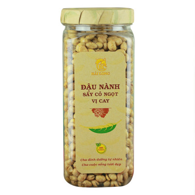 Combo Đậu Nành Sấy Cỏ Ngọt Vị Cay Hải Long (230g) + Hạt Điều Rang Muối Vỏ Lụa Hải Long (250g)